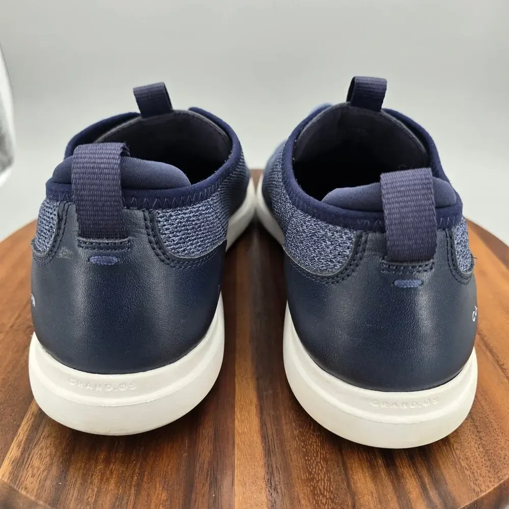 Cole Haan Shoes Mens 13 M Blue Knit Grand Plus Essex Lace Up Casual Oxfords